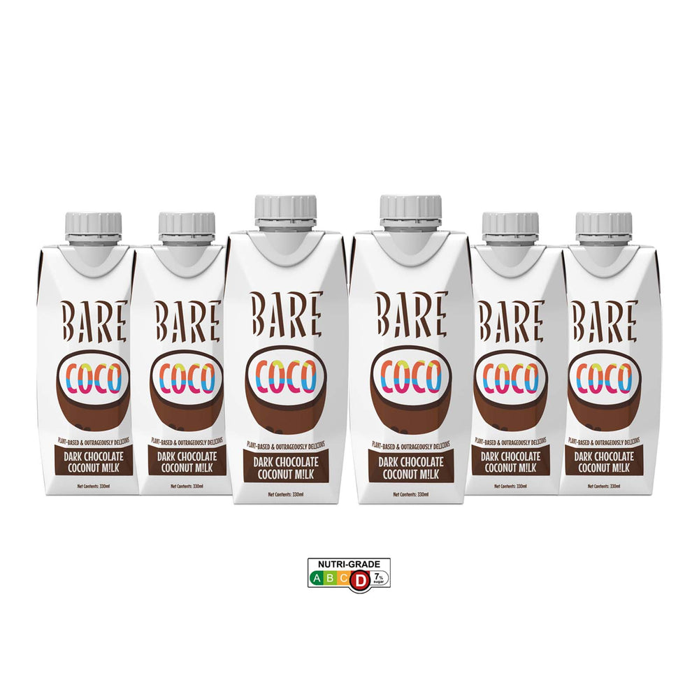 Bare Coco Dark Chocolate Coconut M!lk - Pack of 6