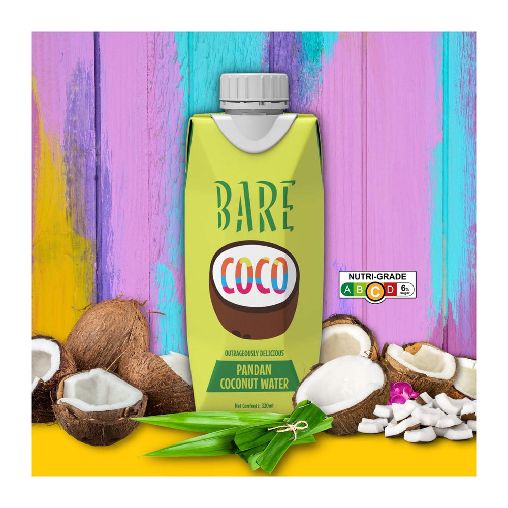 
                  
                    Bare Coco Pandan Coconut Water - Carton (24 x 330ml)
                  
                